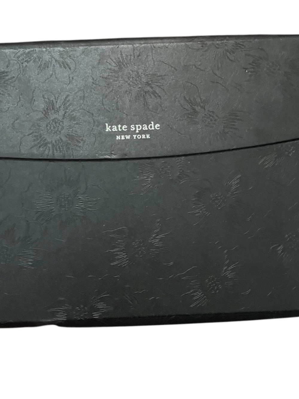 kate spade Black Floral Embossed Envelope Folio IPAD 10.2 Case - Picture 2 of 7